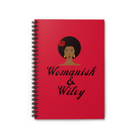 Womanish & Wiley Spiral Notebook - Ruled Line