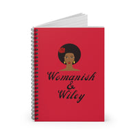 Womanish & Wiley Spiral Notebook - Ruled Line