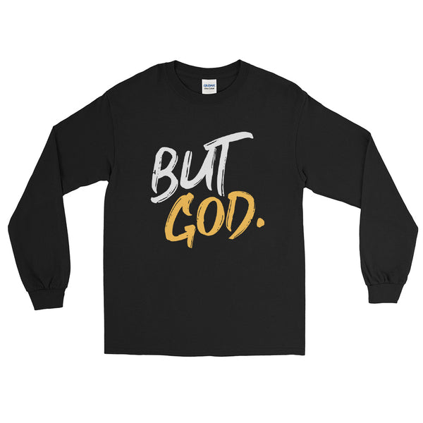 But God Unisex Long Sleeve Shirt Gold